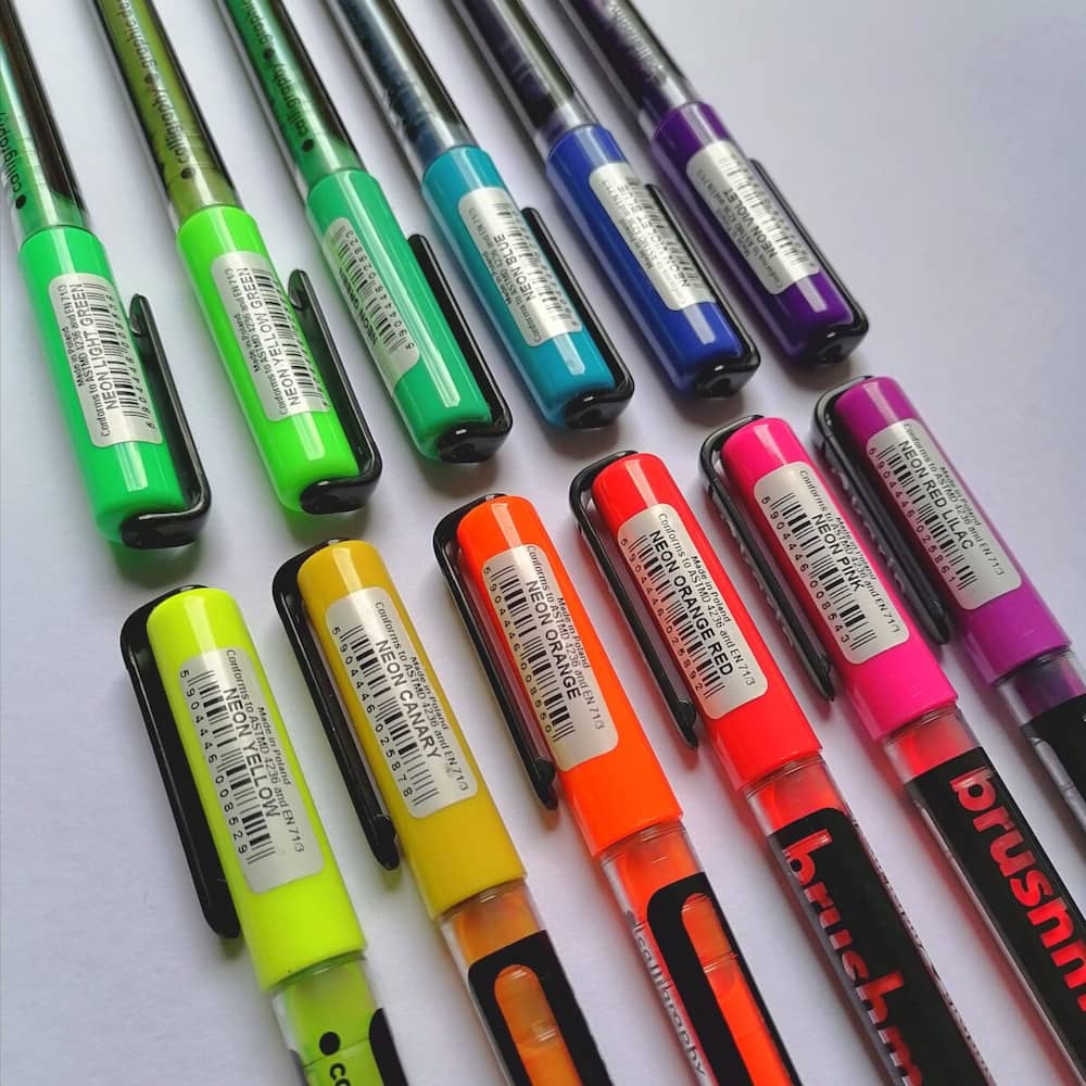 karin Brushmarker PRO Set of 12, Neon Colors