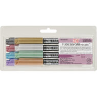 ZIG KURETAKE Set Metalico de 8 Brush Pen