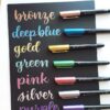 ZEBRA METALLIC BRUSH PEN | Pack 7 - Imagen 3