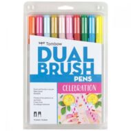 TOMBOW | Pack Celebration de 10 Dual Brush Pens