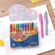 PENTEL FUDE TOUCH BRUSH PENS | Paquete de 12 lapices punta pincel