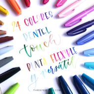 PENTEL FUDE TOUCH BRUSH PENS | Individual - 24 colores