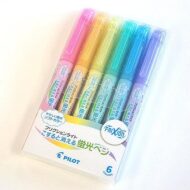 PILOT | Frixion Pastel Hightlighter Pack 6