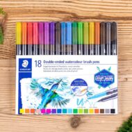 STAEDTLER | Marcadores Doble Punta Pincel Pack 18 - Imagen 3