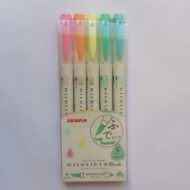 ZEBRA | Mildliners Dual Punta Pincel Pack 5 - Imagen 2