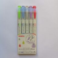 ZEBRA | Mildliners Dual Punta Pincel Pack 5 - Imagen 3