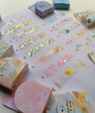 Washi Tape Floral con foil - Imagen 3