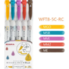 ZEBRA | Mildliners Dual Punta Pincel Pack 5 - Imagen 7