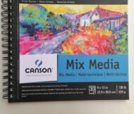 CANSON | MONTVAL Mix Media 9 x12 in, 224g - Imagen 2
