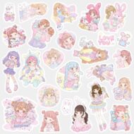 Paquete de Stickers de Niña 3