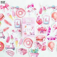 Paquete de Stickers de Cosas Rosadas