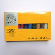 WINSOR & NEWTON | SET DE 10 PINTURAS DE ACRILICO GALERIA 10x 20mL