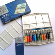 WINSOR & NEWTON | SET DE ACUARELA COTMAN PLUS 12 Tubos x 8mL - Imagen 2