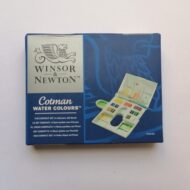 WINSOR & NEWTON | ACUARELAS COTMAN SET 14 HALF PANS CON PINCEL - Imagen 3