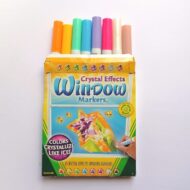 CRAYOLA | PACK 8 MARCADORES PARA VENTANA "EFECTO CRISTAL" - Imagen 2