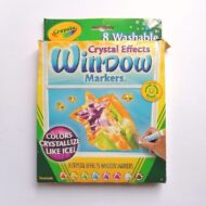 CRAYOLA | PACK 8 MARCADORES PARA VENTANA "EFECTO CRISTAL"