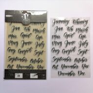 KELLY CREATES | SELLO DE SILICONA "MESES"