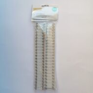 WERMK | SET DE 2 ALAMBRES PLATEADOS PARA ENCUADERNAR 1"