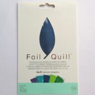 WRMK | PAPEL FOIL QUILL SET PEACOCK 10.1x15.2 cm, 30 PIEZAS