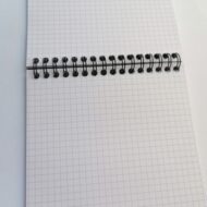 RHODIA | BLOC CUADRICULA N16 NEGRO ESPIRAL- A5 14.8 x 21cm - Imagen 2