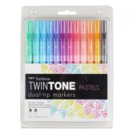 TOMBOW | PACK DE 12 MARCADORES DOBLE PUNTA TWINTONE PASTEL - Imagen 4