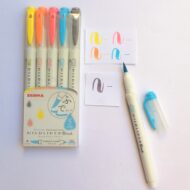 ZEBRA | MILDLINERS BRUSH PENS PACK 5
