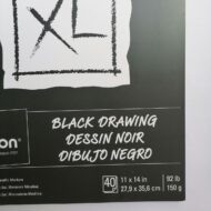 CANSON | XL BLACK DRAWING 11x14in, 150g, 40 HOJAS - Imagen 3
