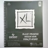 CANSON | XL BLACK DRAWING 11x14in, 150g, 40 HOJAS