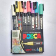 UNI BALL | PACK 8 POSCA PASTEL PUNTA FINA PC-3M-8C