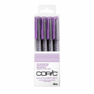 COPIC | SET DE 4 MULTILINER TINTA MORADA
