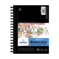 CANSON | MONTVAL Watercolor 5.5x8.5 in (con resorte), 300g, 20 hojas - Imagen 2
