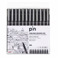 UNIBALL | SET DE 12 PIN FINELINER DRAWING PEN