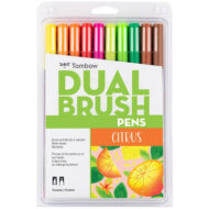 TOMBOW | Pack Citrus de 10 Dual Brush Pens