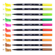 TOMBOW | Pack Citrus de 10 Dual Brush Pens - Imagen 2